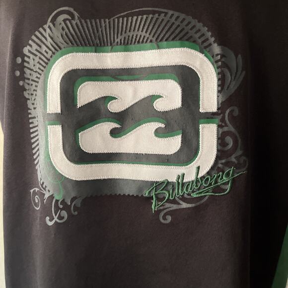 Vintage Billabong Hawaii Basketball Jersey Black/Green Dazzle Y2K Surf Large - Picture 14 of 15